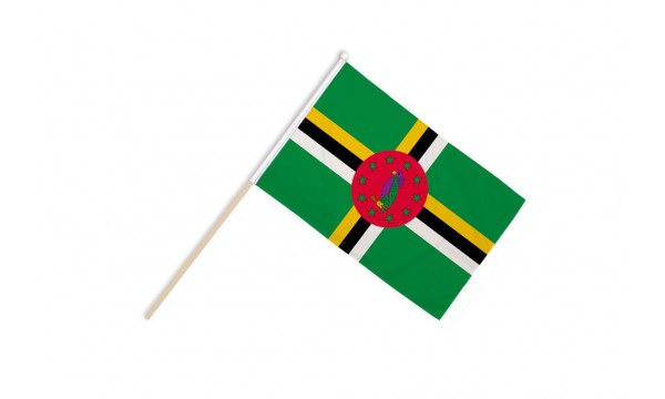Dominica Hand Flags